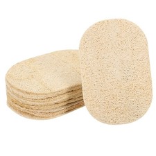 10Pcs Natural Loofah Kitchen Sponge, 4.7''x3.1'' Loofah Sponge for Dishes