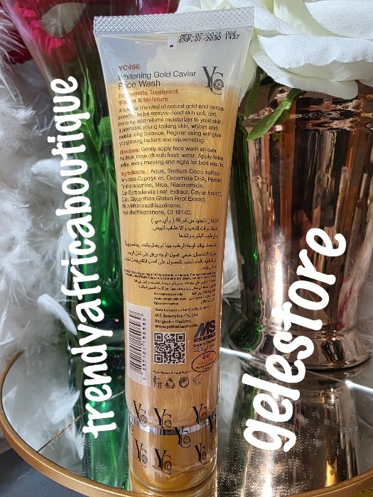YC Whitening Gold Caviar Face Wash. Whiten & Moisturize 100ml X 1