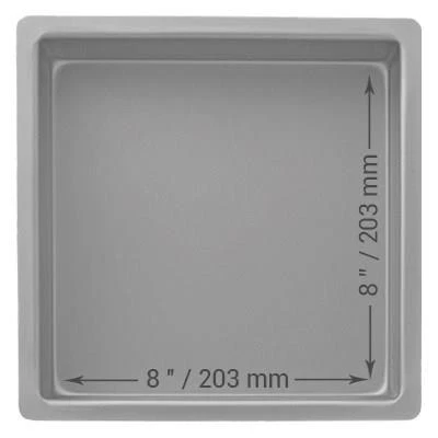 Cake Tin Baking Pan Tray Wedding Tier Mould Bake Square 203 mm 8 x 8 x 3"