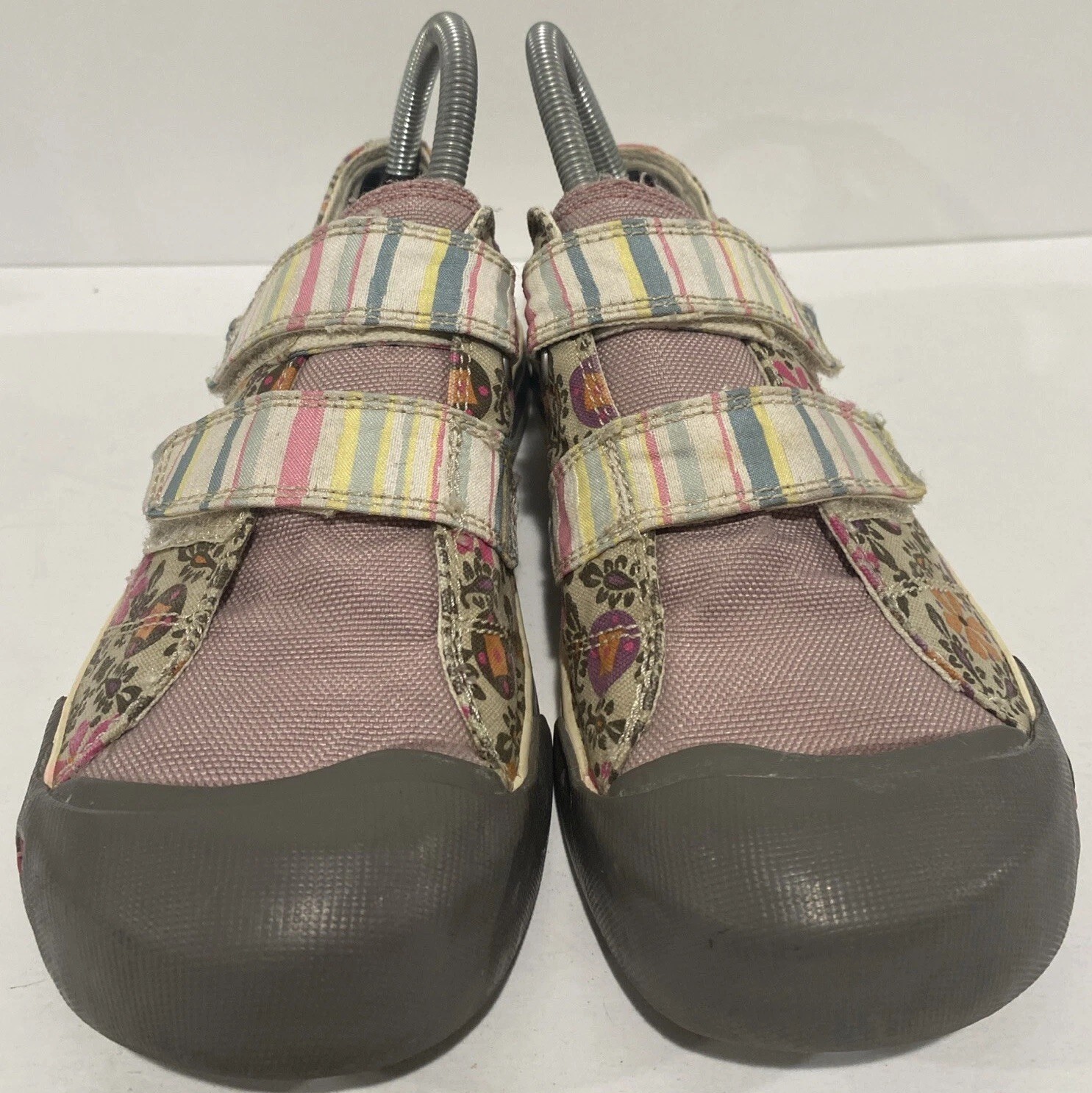 Scarpe sneakers casual Keen giovani ragazze rosa beige boho floreale taglia 6