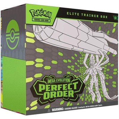 Pokemon TCG Mega Evolution Perfect Order ETB Elite Trainer Box free ship