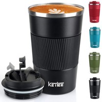Thermobecher Kaffeebecher To Go Edelstahl 380Ml Isolierbecher Auslaufsicher