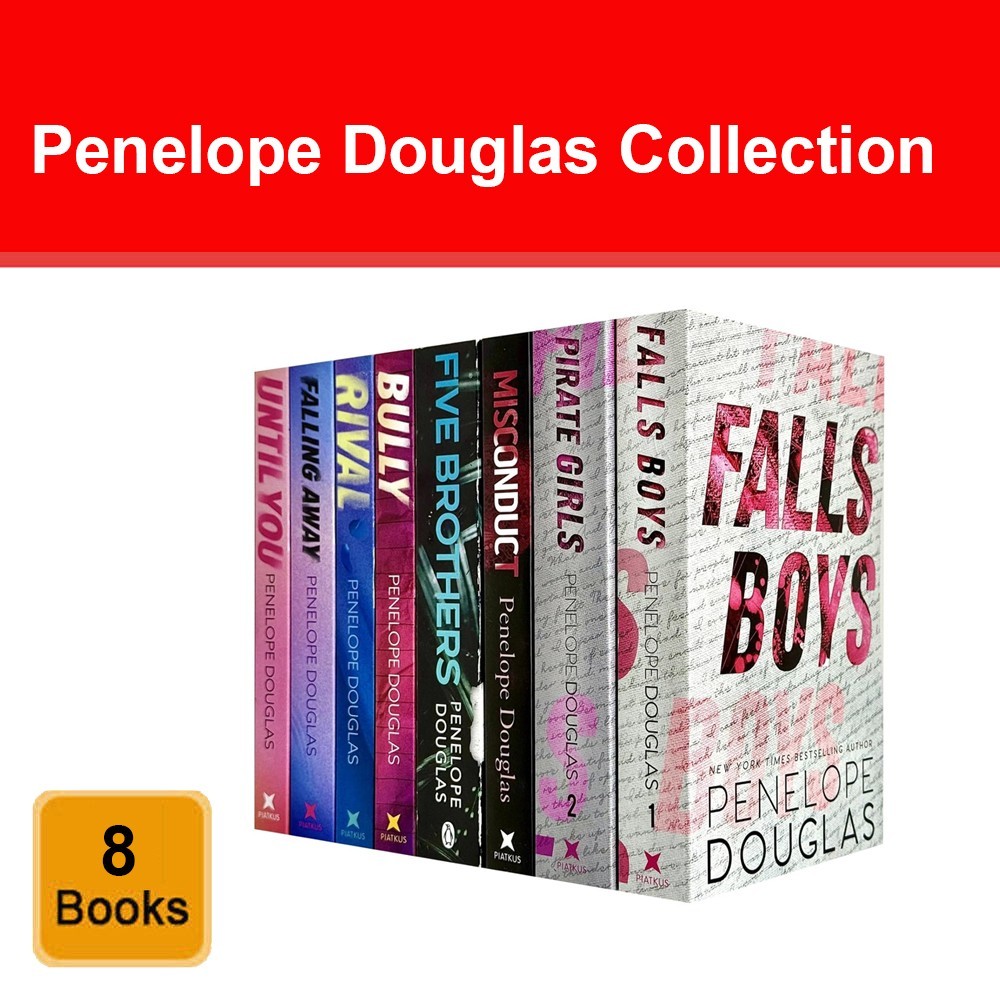 Penelope Douglas Collection 8 Books Set Falling Away, Rival,Until You,Misconduct