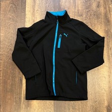 Puma Black Jacket Fleece Lined Boys Medium