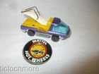 VINTAGE HOT WHEELS REDLINES CAR HEAVYWEIGHTS TOW TRUCK PURPLE & BUTTON HOTWHEELS