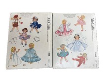 1950s Vintage Sewing Pattern Diminutive Dolls Wardrobe Doll Clothes