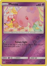 Lightly Played Munna - 88/236 - Common - Reverse Holo Pokemon Unified Minds on eBay
