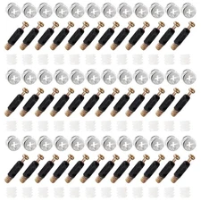 36 Sets 3-in-1 Furniture Connecting Kit, M6 x 40mm Cam Screw Dowel Screws, 15...