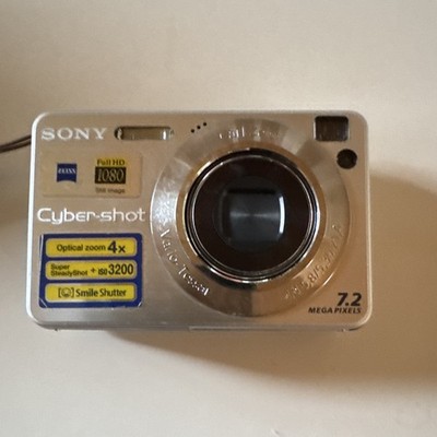 Sony Cyber-shot Kompaktkamera 7,2 MP 4x optischer Zoom Bildstabilisierung Silber