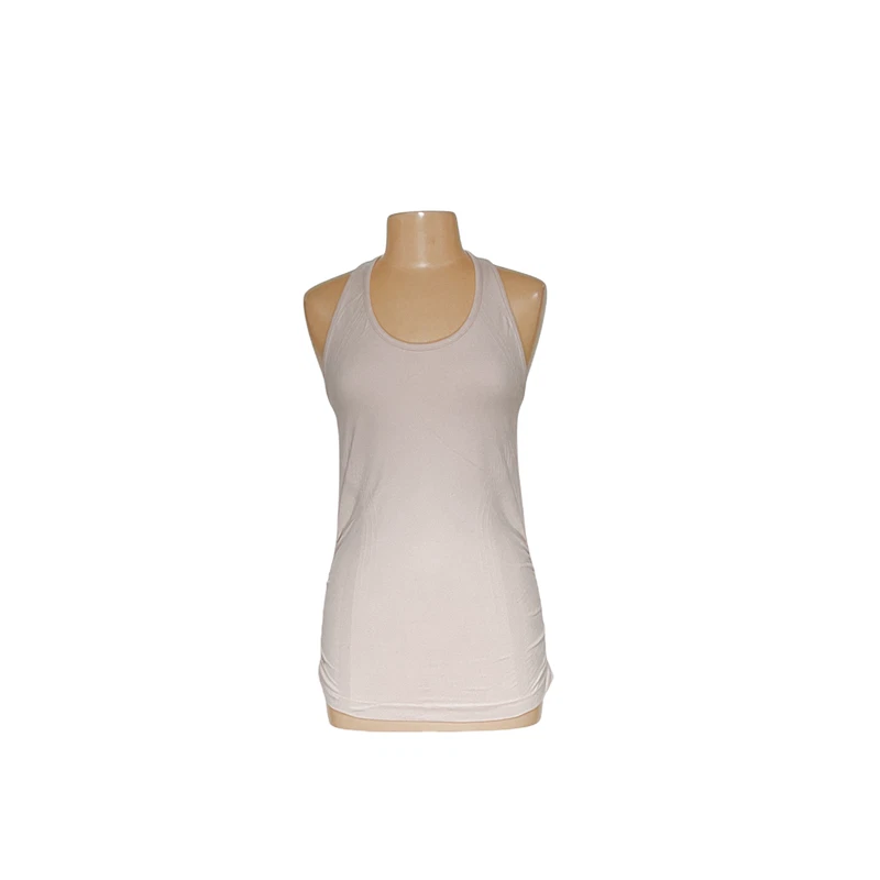 athleta cream cotton shirt