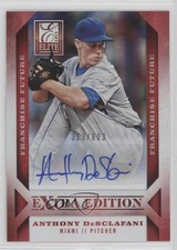 2013 Panini Elite Extra Edition 313/603 Anthony DeSclafani #62 Auto 1l5