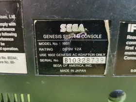 Sega Genesis Model 1 Console Bundle W/ 9 Games+Extra  -TESTED WORKING-