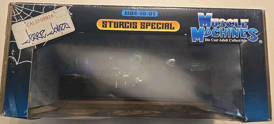 NEW! West Coast Choppers JJ04-10-01 Jesse James 1:10 Scale Replica Motorcycle - Image 2 of 2