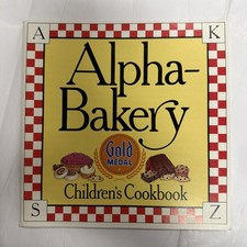 Vintage ALPHA-BAKERY Children's Cookbook GOLD MEDAL Flour ABC Recipes