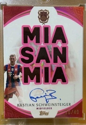 Topps Fußball Lot 20 Karten + 1 Garantierte Numbered oder Relic oder Autogramm