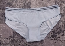 VICTORIA'S SECRET XS BLUE MARL STRIPE EVERYDAY PERFECT RARE HIPHUGGER PANTIES