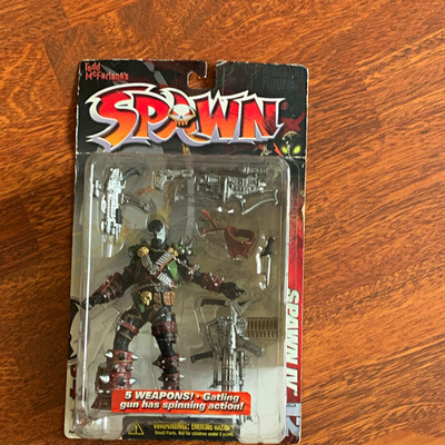 McFarlane Toys Spawn IV Spawn Action-Figur aus Kunststoff mehrfarbig mit Waffen