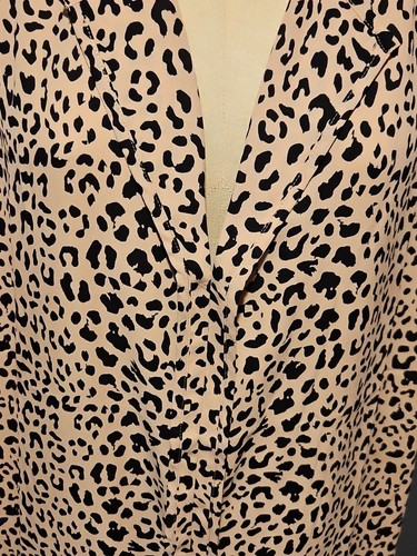 41 Hawthorn Womens Shirt 2X Stitch Fix Sleeveless Pink Leopard - Picture 4 of 14