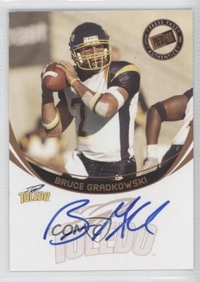 2006 Press Pass Bronze Bruce Gradkowski Rookie Auto RC 2d7