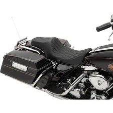 Drag Specialties Predator III Seat - Double Diamond 0801-1129