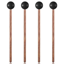 4 Pcs Steel Tongue Drum Mallets, Xylophone Mallets, Glockenspiel Mallet, 5.7i...