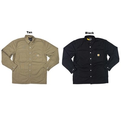 Carhartt Men's Relaxed Fit Rugged Flex Fleece Lined Shirt Jacket, TJ5532-M