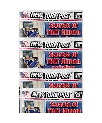 Bill clinton Blue Dress  Painting New York Post Artist skecthBook: Bill clinton 