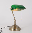 Vintage Green Bread Reading Desk Lamp, Independent Glass Bedside Lamp, Zippered — photo 3