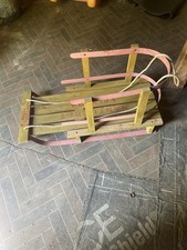Vintage Nantucket Flyer wooden and metal toddler sled
