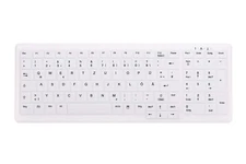 Active Key AK-C7000F-FU1-W/GE Wireless Hygiene PC Keyboard USB 2.4GHz Wireless W