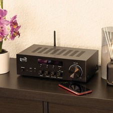 Dynavox VT-90 HiFI Kompakt-Verstärker mit Phono-Eingang und BT + FB