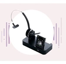 Jabra PRO 9470 Mono Wireless Bluetooth Headset with Touch Screen - Full Kit