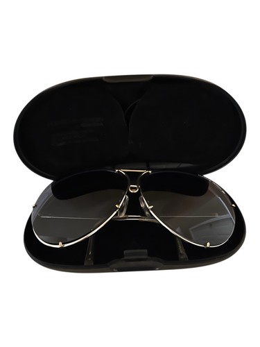 80's Vintage Carrera Porsche Design 5621 Blue Gradient Sunglasses Gold Frame