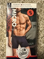 Tommy Hilfiger Men's Micro Classic Boxer Brief 3 Pack small