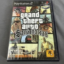 Rockstar Games Grand Theft Auto San Andreas PS2 Manual Included Action 2004