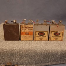 1920s By-pass Condensers TOBE, SANGAMO, & Cornell Dubilier (Germany) Rebuilding