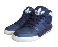 Adidas Blue White HardCourt Hi High Top Sneakers Men's Size 10 G24347