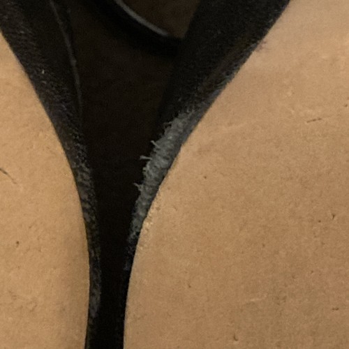 Sam Edelman Joelle Black T-Strap Pumps Size 6.5M Metal Tipped Heel - Picture 9 of 13