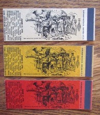 CIVIL WAR: THE BATTLE OF BUNKER HILL SET OF 3 (1950s) -L20