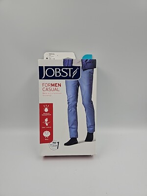 JOBST forMen Knee High Closed Toe 20-30mmHg (Khaki) Large Full Calif Knee CT