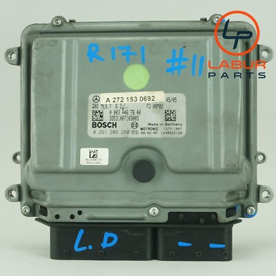 +A637 MERCEDES 05-10 CLK350 E350 SLK280 SLK300 SLK350 ENGINE CONTROL ...