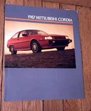 1987 Mitsubishi Cordia Brochure 