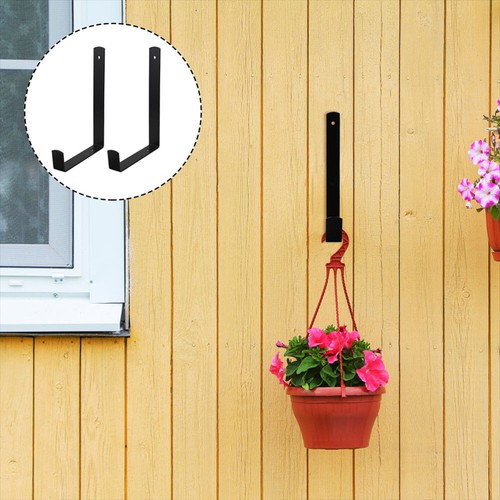Flower Pot Bracket Flower Box Bracket Fence Hooks Window Box Brackets - Picture 12 of 12