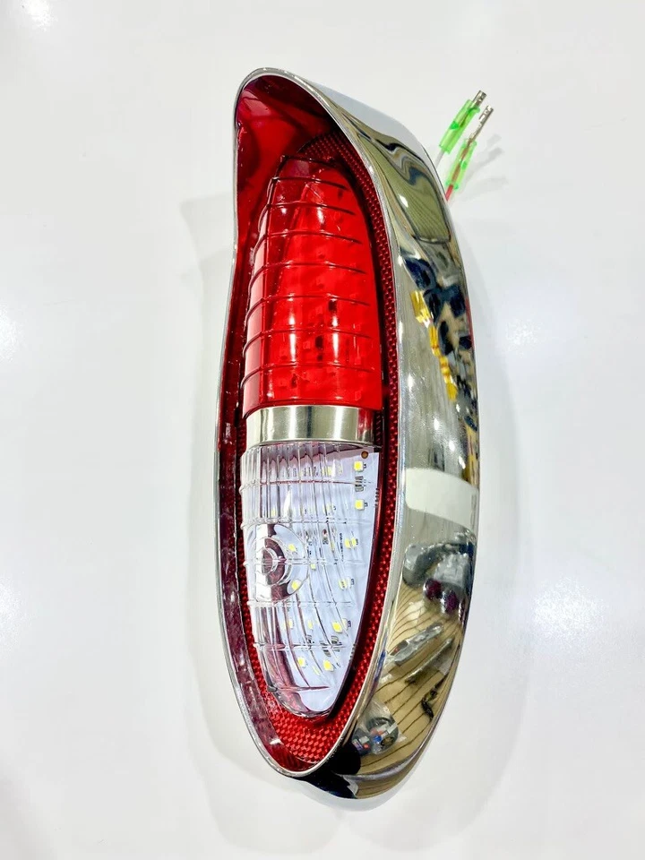 1954 Full Size Chevy Bel Air 210 Led Tail Lamp Light Assembly Pair RH & LH - image 2 of 4