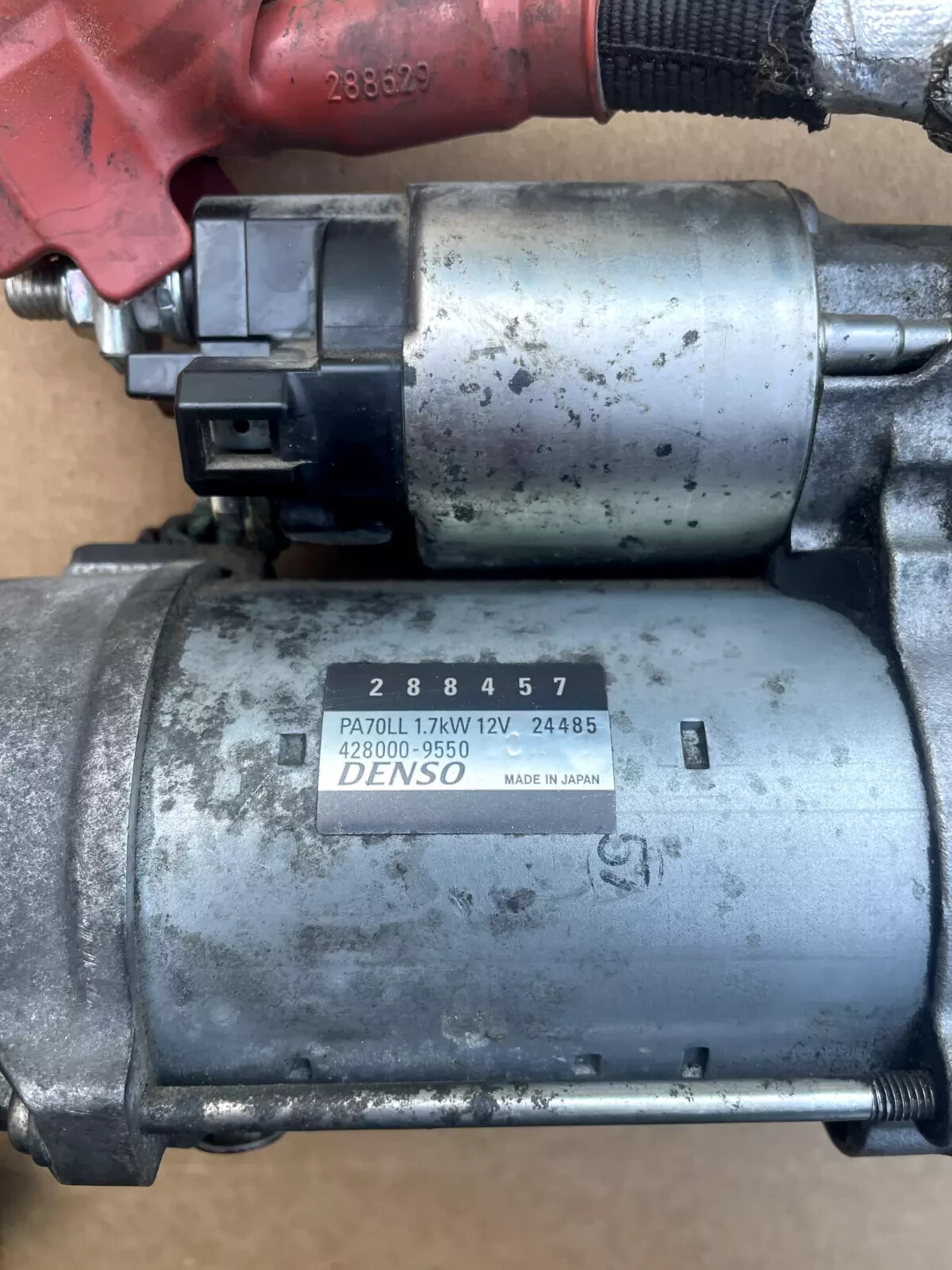 14-20 Maserati Ghibli Quattroporte Levante DENSO Engine Starter Motor OEM 288457
