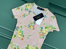 Image of NWT Polo Ralph Lauren Floral T-Shirt XS – Ribbed Slim Fit Tee Women’s Top