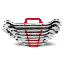 Capri Tools Super-Thin Open End Wrench Set, SAE, 1/4 to 1-1/4 in., 8-Piece