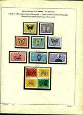 GDR 1961 - 1974 In Schaubek Vordruckalbum
