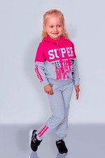 Mädchen Freizeitanzug Sportanzug Jogginganzug Jacke Hose  Gr. 110- 134