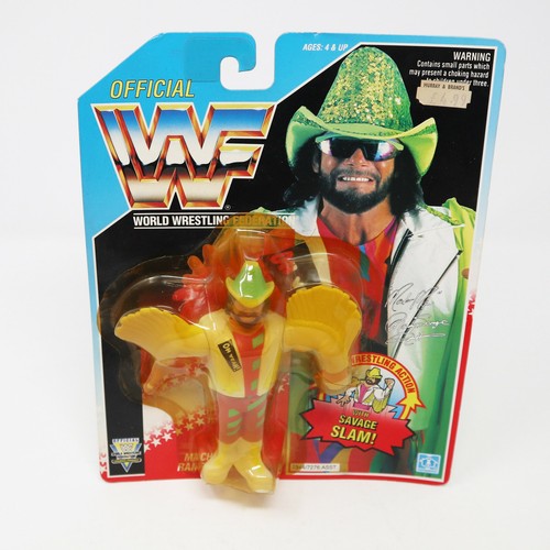 VINTAGE 1992 90s HASBRO WWF WRESTLING SERIES 5 MAC...